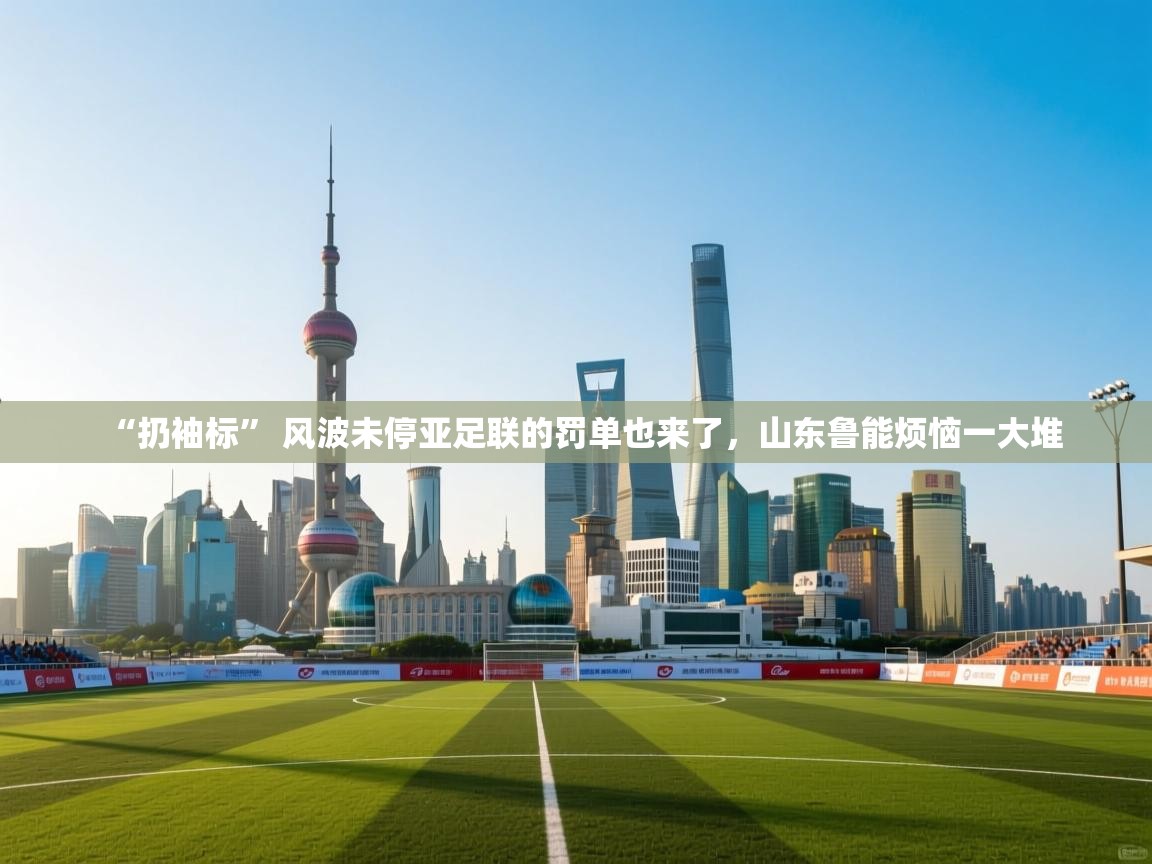 “扔袖标” 风波未停亚足联的罚单也来了,山东鲁能烦恼一大堆 第1张